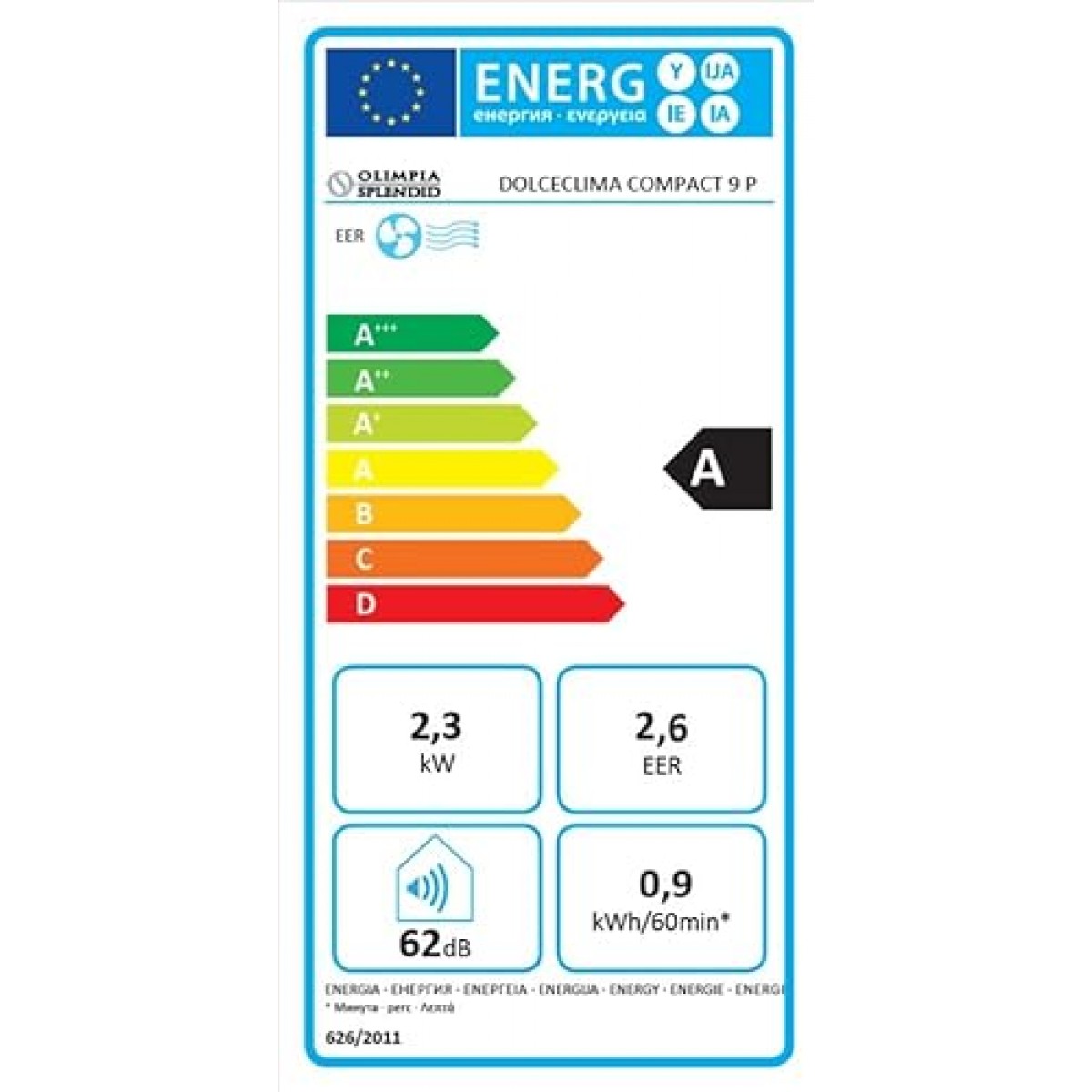 Aparat de aer mobil Olimpia Splendid Compact 9P