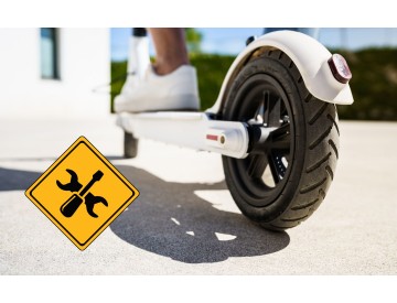 Ghid de schimbare a camerei unei anvelope pentru o trotinetă electrică - cum să faci totul în câteva