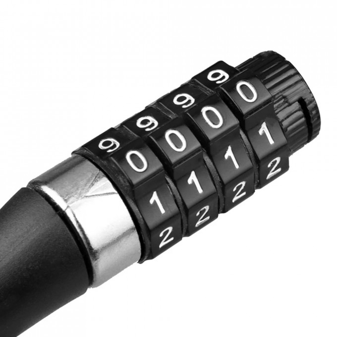 Lacăt cu cifru negru pentru trotinetă AERIUM 4DIGIT mini 