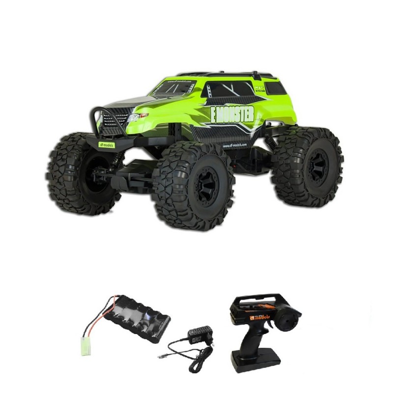 Mașină RC DF MODELS Crawler E Monster (1:10) - verde