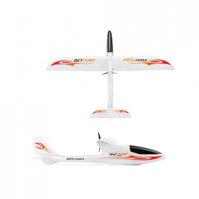 Aeronava RC S-IDEE SKY-KING roșu Aeronava RC S-IDEE SKY-KING roșu