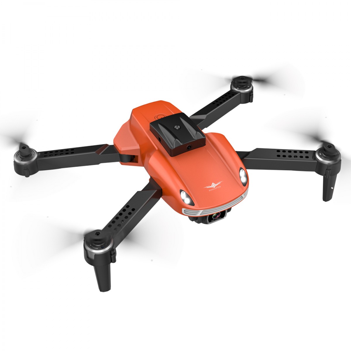 Dron AERIUM KF 4K Dual Camera portocalie - 2 baterii