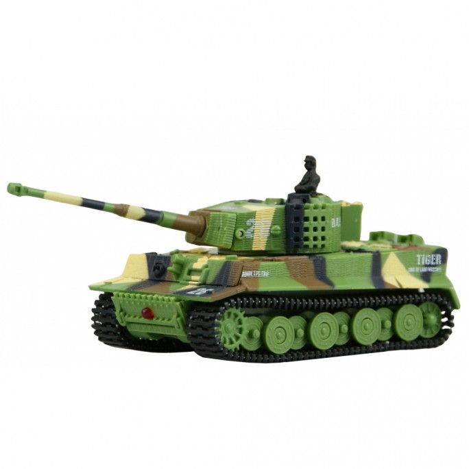 Tanc RC AMEWI Mini German TIGER (1:72) - verde