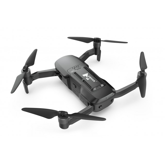 Dron AERIUM Hubsan Blackhawk 2 GPS 4K Combo negru - 2 baterii