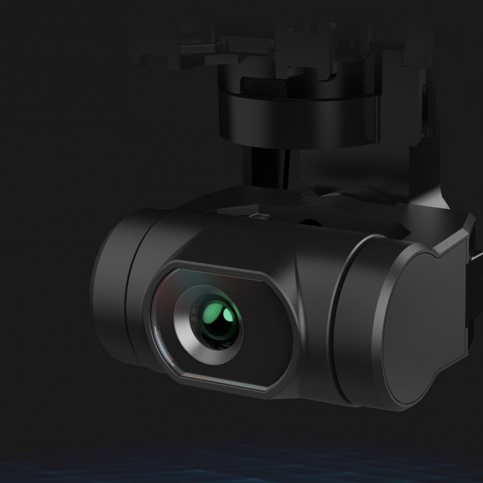 Dron AERIUM Hubsan Blackhawk 2 GPS 4K Combo negru - 2 baterii