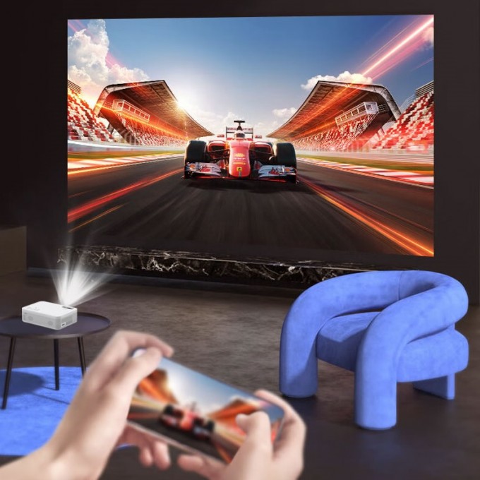 Proiector portabil AERIUM Z850 UHD HiSilicon Wi-Fi