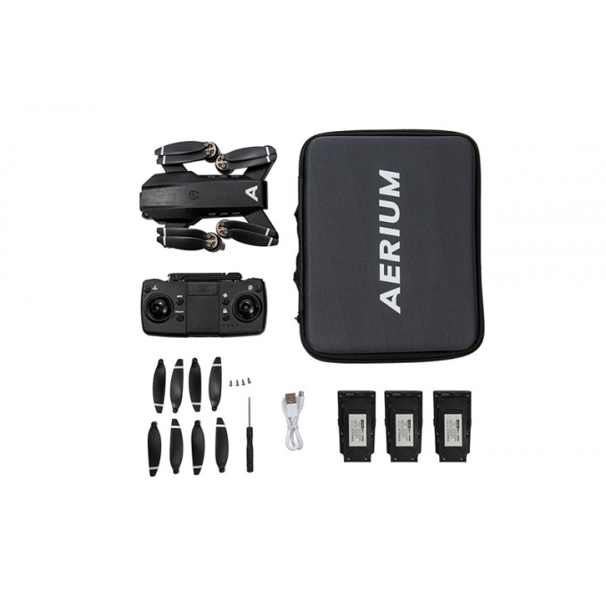 Dronă AERIUM R96X 4K Dual Camera GPS - 3 baterii