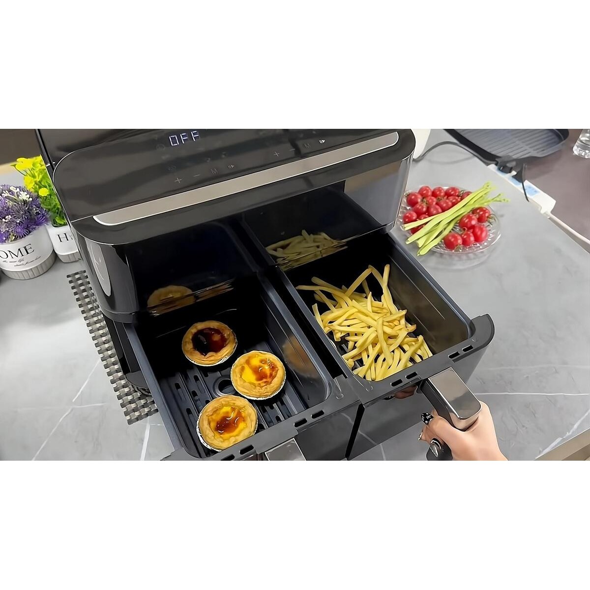 Friteuză cu aer cald AERIUM CrispWave FA300 DUAL ZONE
