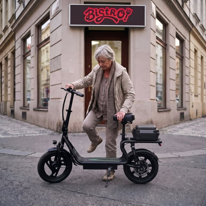 Trotineta electrica AERIUM AOVO PRO COMFORT V2 (2026) neagră