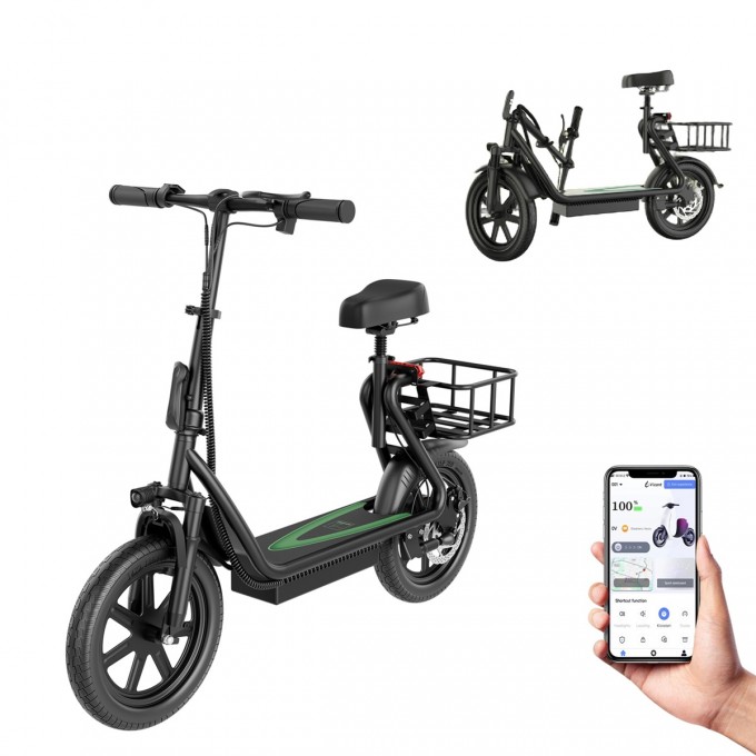 Trotinetă electrică AERIUM AOVO PRO COMFORT V2 neagră
