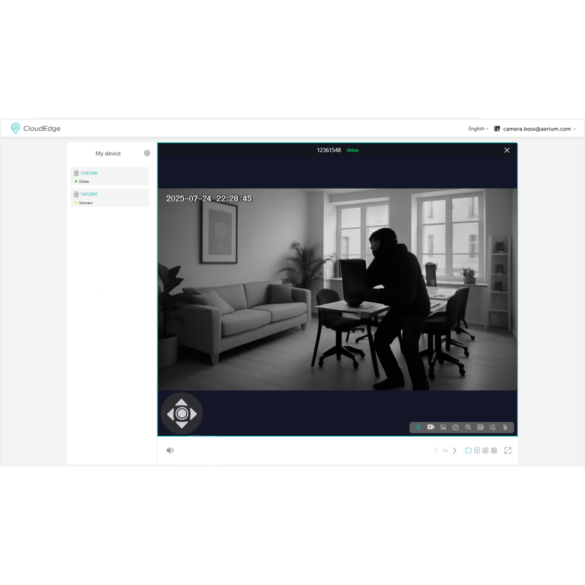 Cameră de supraveghere AERIUM Zooma 25F Cameră de supraveghere AERIUM Zooma 25F