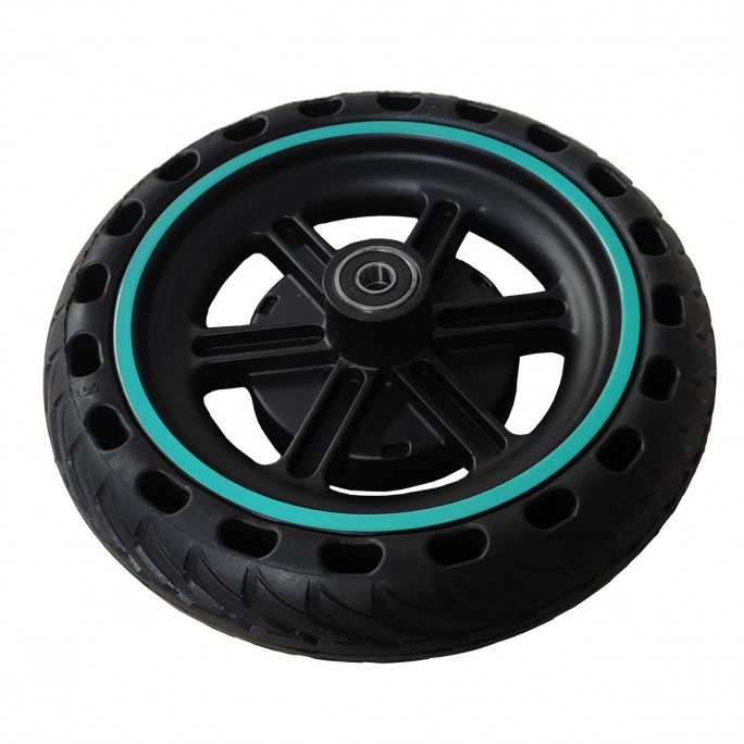 Roată de rezervă spate culoare albastră pentru trotinetă AERIUM T350 albastră Roată de rezervă spate culoare albastră pentru trotinetă AERIUM T350 albastră