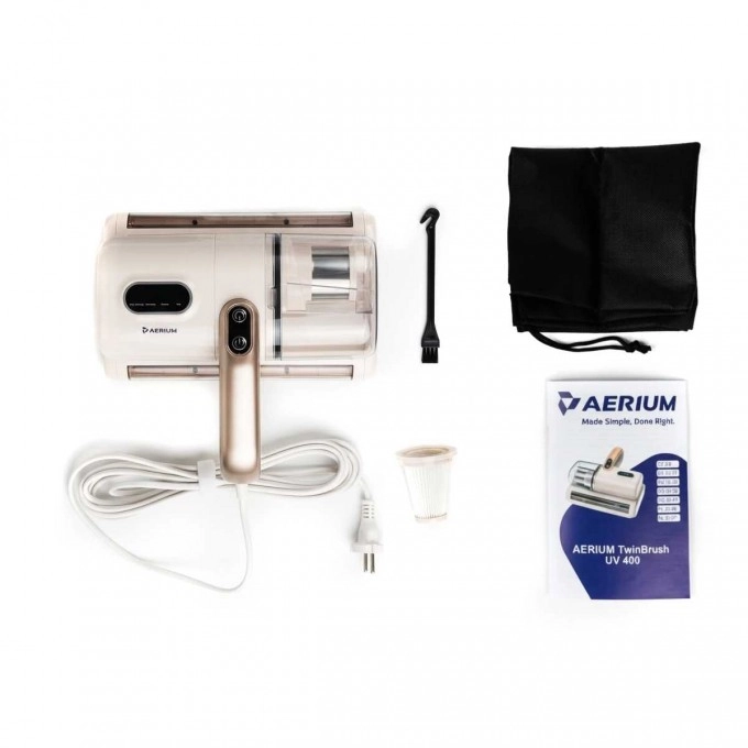 Aspirator de mână pentru tapițerie AERIUM TwinBrush UV400