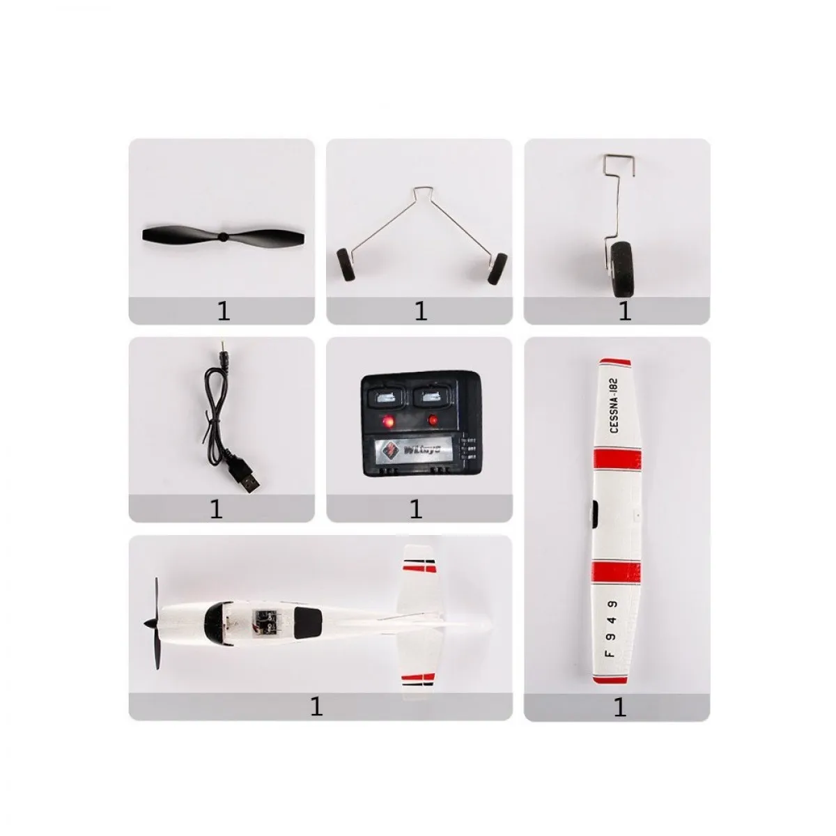 Aeronava RC S-IDEE CESSNA 182 SKYLANE Aeronava RC S-IDEE CESSNA 182 SKYLANE