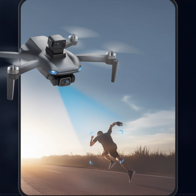 Dron AERIUM MAX 108 LASER 4K Dual Camera GPS - 3 baterii