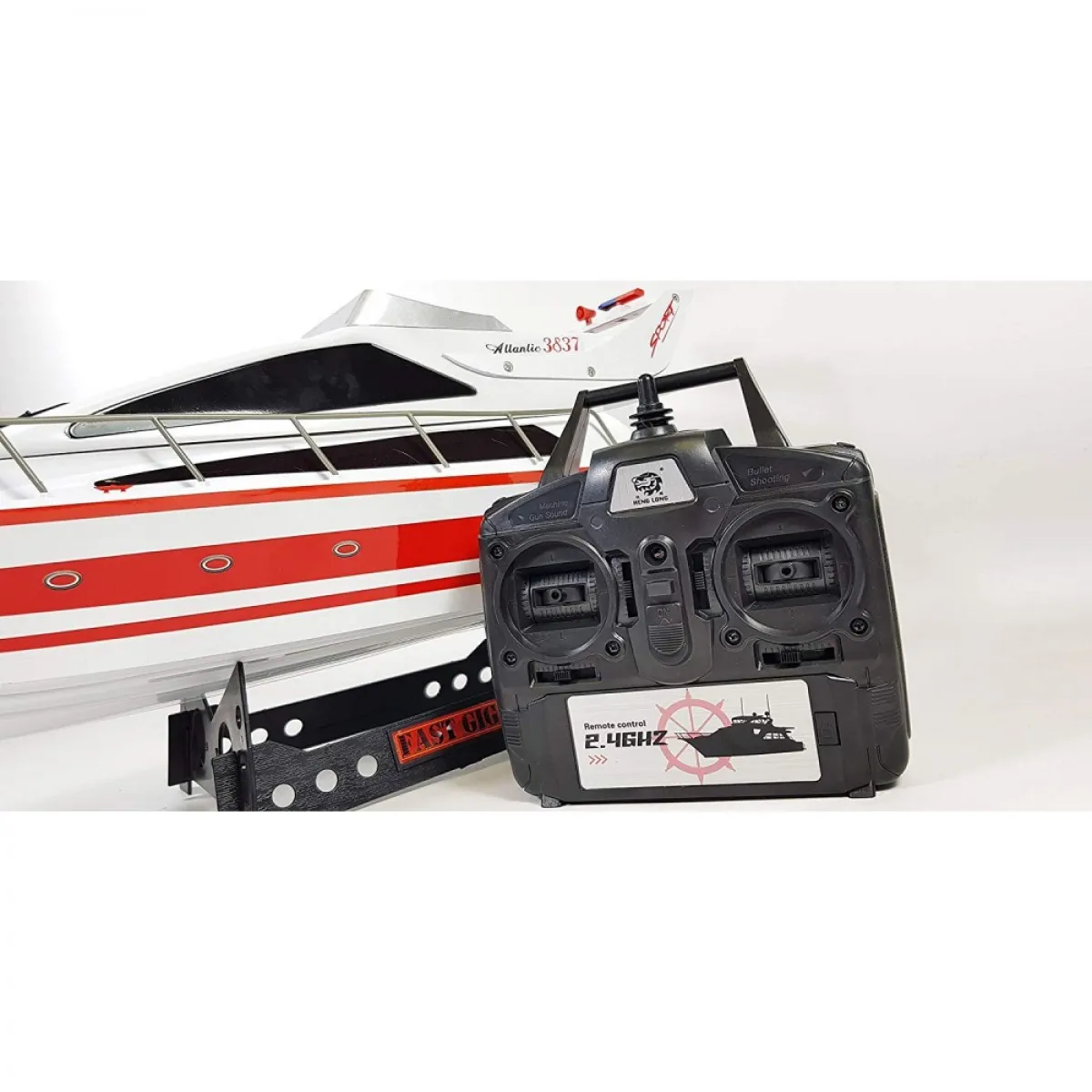 Barca RC AMEWI Yacht Atlantic (1:20) - albastru