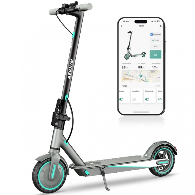 Trotinetă electrică AERIUM T350 PRO albastră