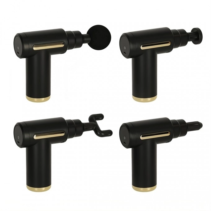Pistolă de masaj AERIUM Relax cu 4 accesorii