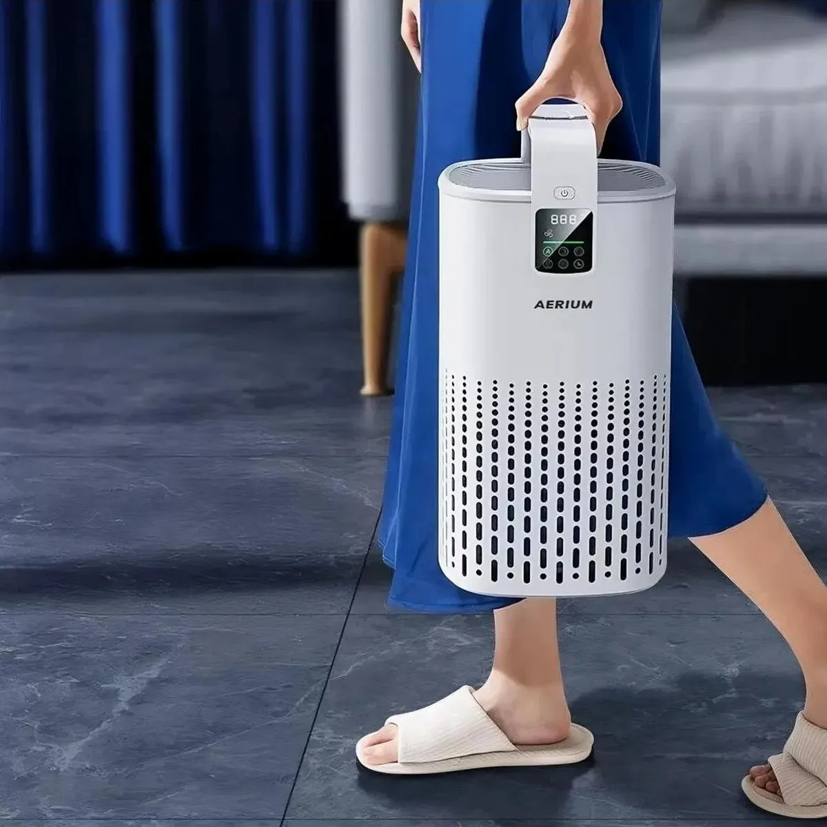 Purificator de aer AERIUM PureSteel Q3 HEPA Wi-Fi