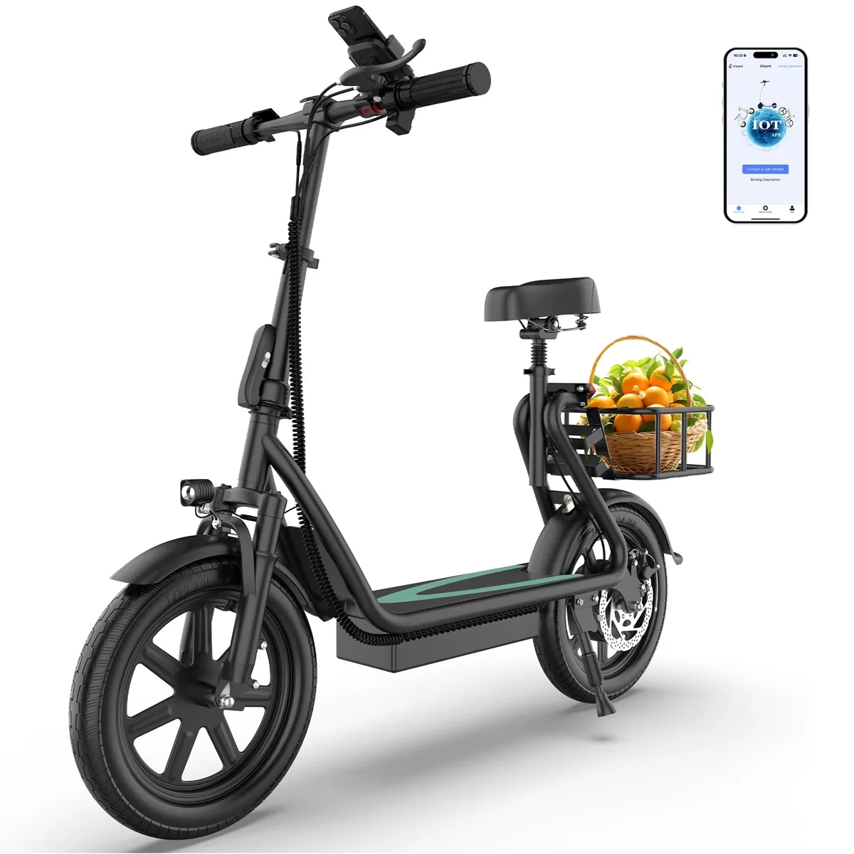 Trotinetă electrică AERIUM AOVO PRO COMFORT V2 neagră