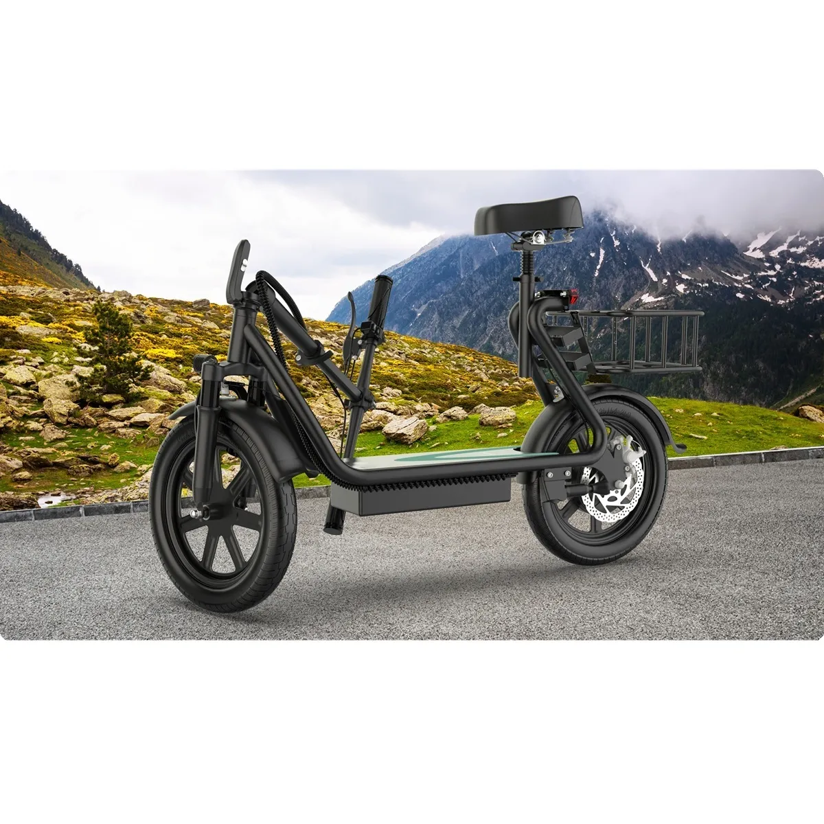 Trotinetă electrică AERIUM AOVO PRO COMFORT V2 neagră