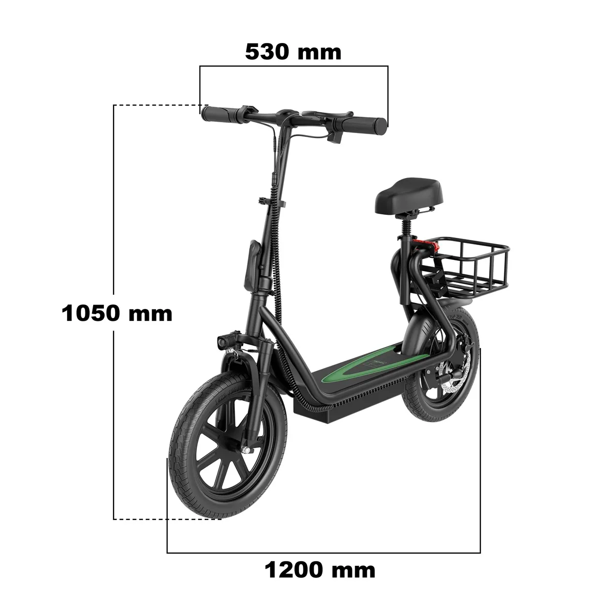 Trotinetă electrică AERIUM AOVO PRO COMFORT V2 neagră
