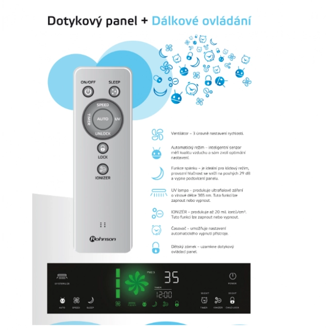 Purificator de aer Rohnson R-9600 PURE AIR